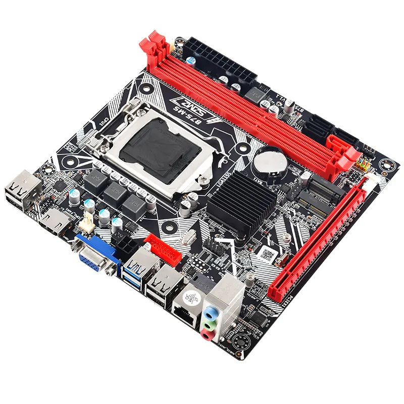 Save Big on Bulk Lga 1155 Itx Motherboard SZMZ LGA 1155 ITX B75 MS  Motherboard Kit With Core I3 3240 Processor And 8GB DDR3 Memory B75 Placa  Mae Set
