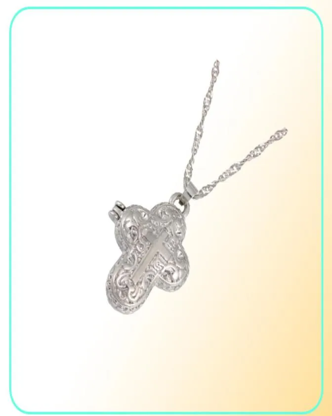 Exquisite 925 Sterling Silver Chain Necklace Diamond Jewelry Magnet Box Pendant Devout Anniversaryギフトファッションアクセサリー1735459