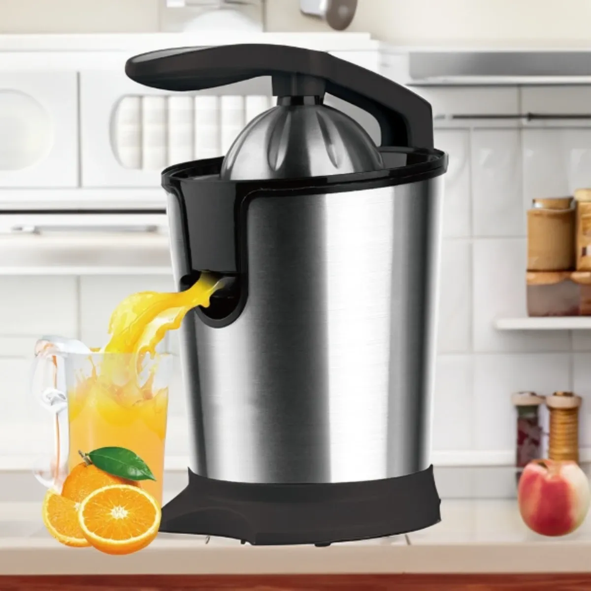 Juicers Stainless steel handpressed electric juicer Taiwan juice machine lemon orange juice separation cooking machine