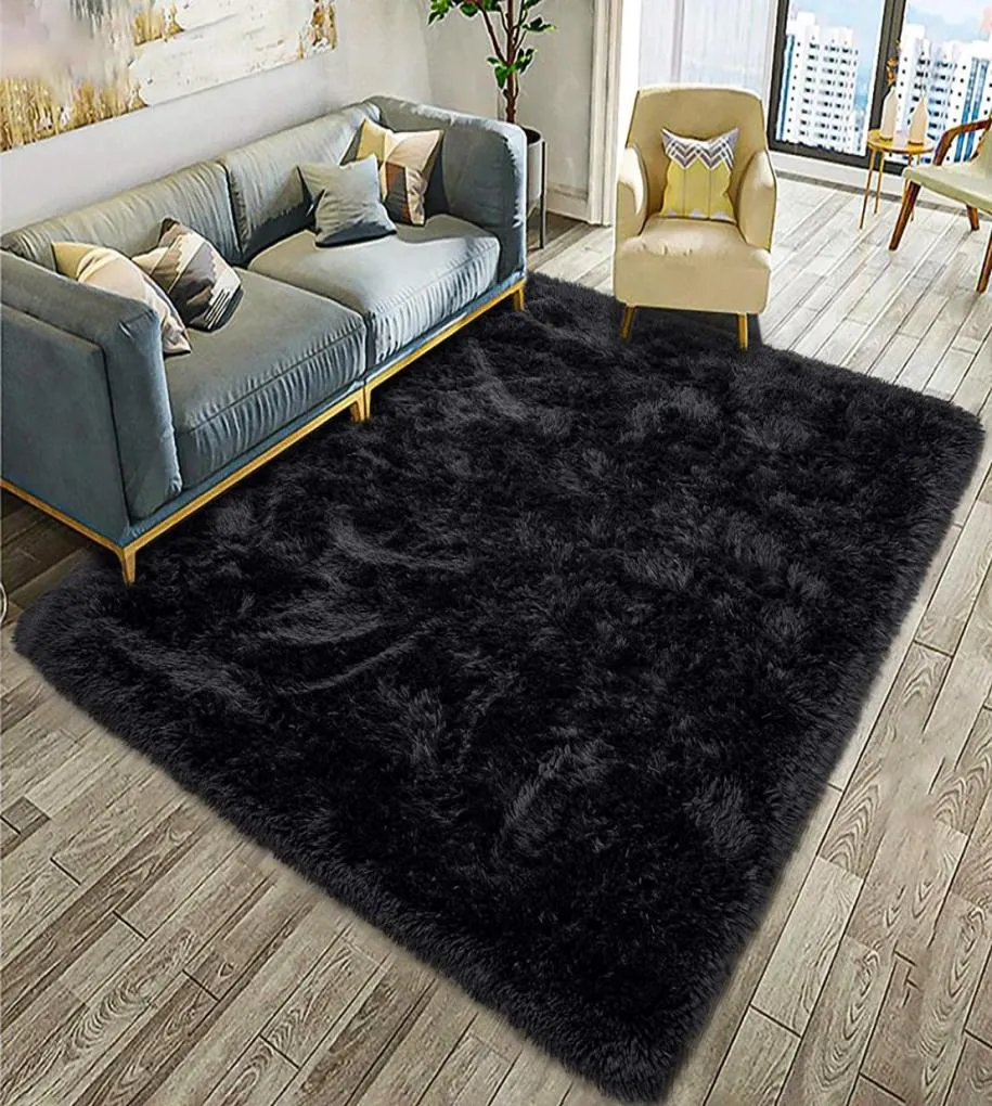 Y Soft Kids Home Carpet Anti-Esquagre grande Área de pele de fúria tapetes de pele moderna da sala de estar em casa de casa Bedroom Rapet2295503