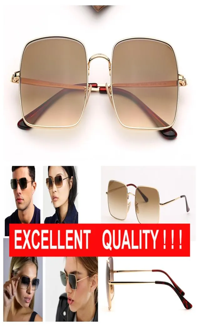 Солнцезащитные очки Square Fashion Fashion Design Design Eglasses Мужские солнцезащитные очки луча защитные стеклянные очки Des Lunettes de Soleil с LE9241821