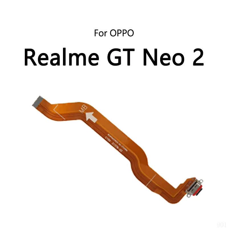 Port De Charge Flex Cable Pour Realme GT NEO 2 - Pièce De Rechange Avec Outils - Remplacement Pour Charge Rapide Défectueuse - 6