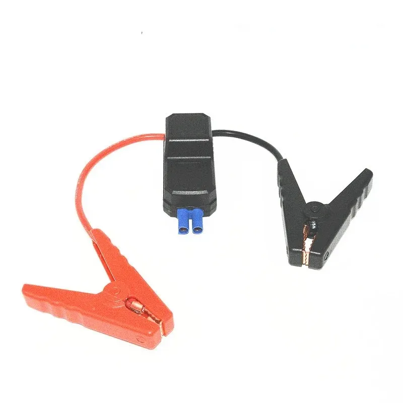 2024 1X 12V 200A Intelligent Booster Cable Smart EC5 Connector Car Truck Emergency Jump Starter Alligator Clamps Clip - for car emergency