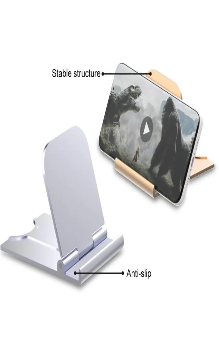 Table de téléphone portable pliant universel stand en plastique stand support de téléphone mobile stents pour l'iPhone X xs pro max iPad tablette avec re9925542