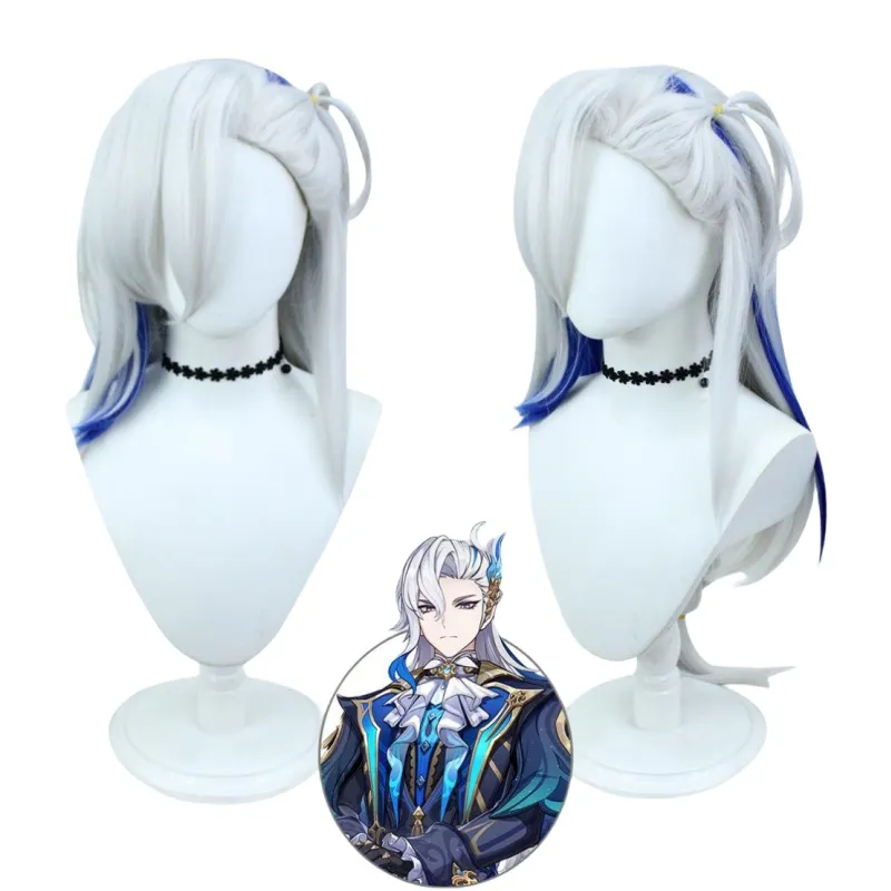 Genshin Impact Neuvillett Cosplay Costume, Fontaine Chief Justice 