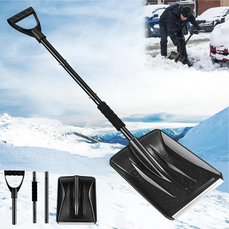 Kit Paletta Per Neve 3-in-1 Pieghevole - Attrezzo Portatile Per Auto E Emergenze Invernali