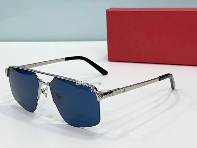 5A очки Santos de Catier CT0385S CT0386S Square/Pilot Eyewear Discount Designer Солнцезащитные очки для мужчин Women 100% UVA/UVB с очками Fendave Fendave