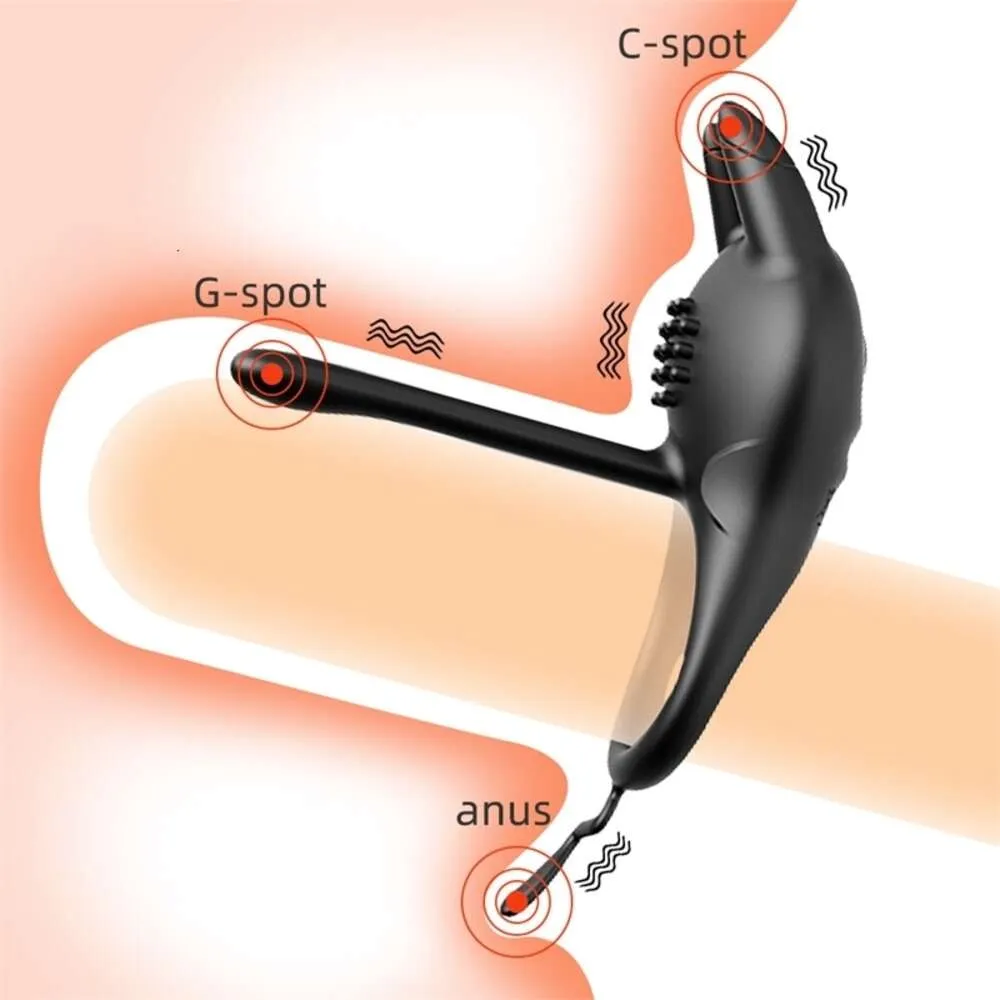 Éjaculation retardée du pénis vibratrice stimulator stimulator bouchon anal bougie liquide liquide coq de coq