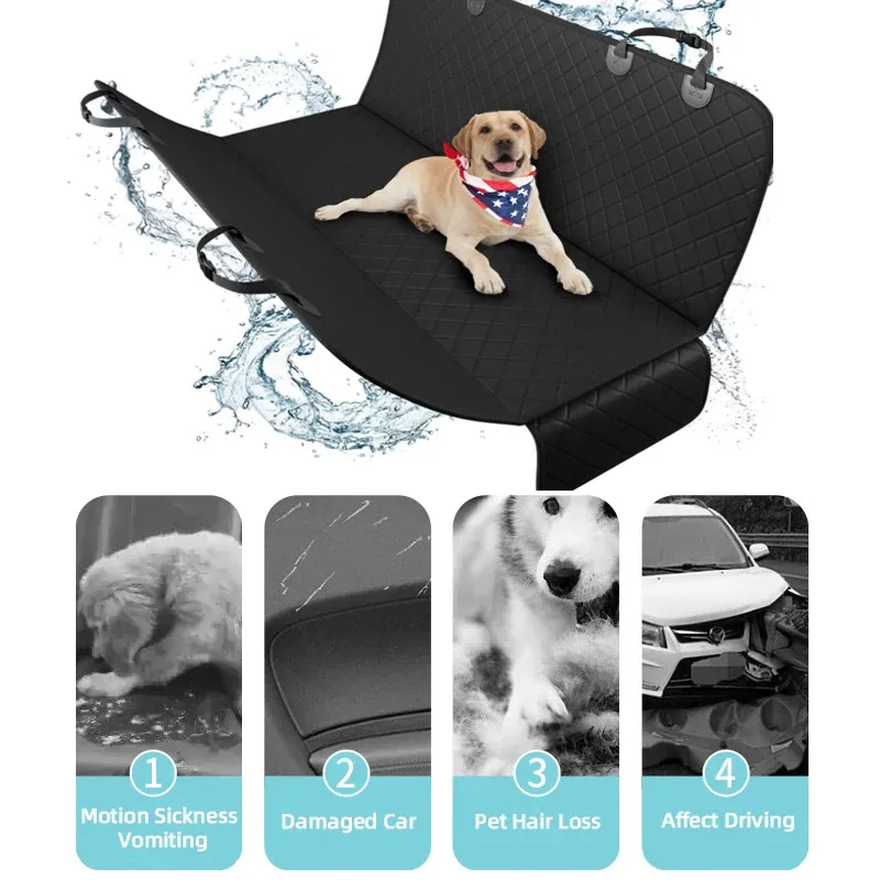 Premium Waterproof Back Seat Cover for Dogs Pet Hammock