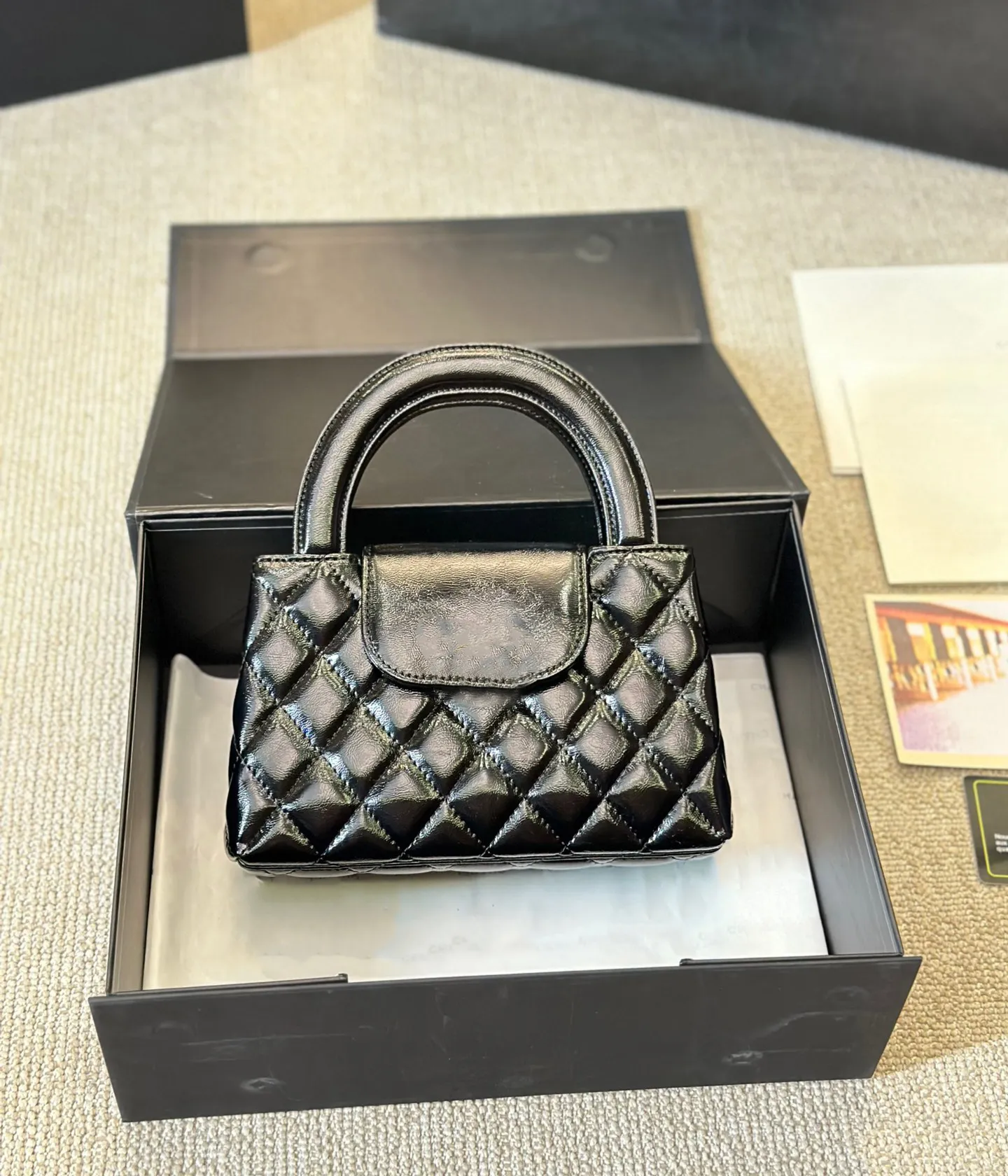 designer bag shoulder bag classic plaid flap caviar handbag chain leather double letter Multicolor color buckle square stripe lady messenger bag