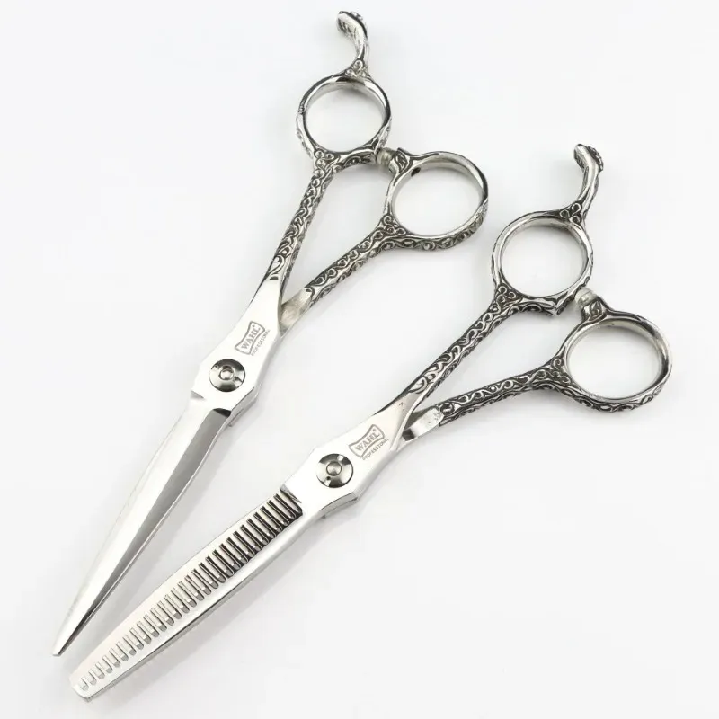 2024 Professional Japan 440c Bearing hair scissors cutting barber haircut thinning shears hairdresser scissors For Professional Japan 440c