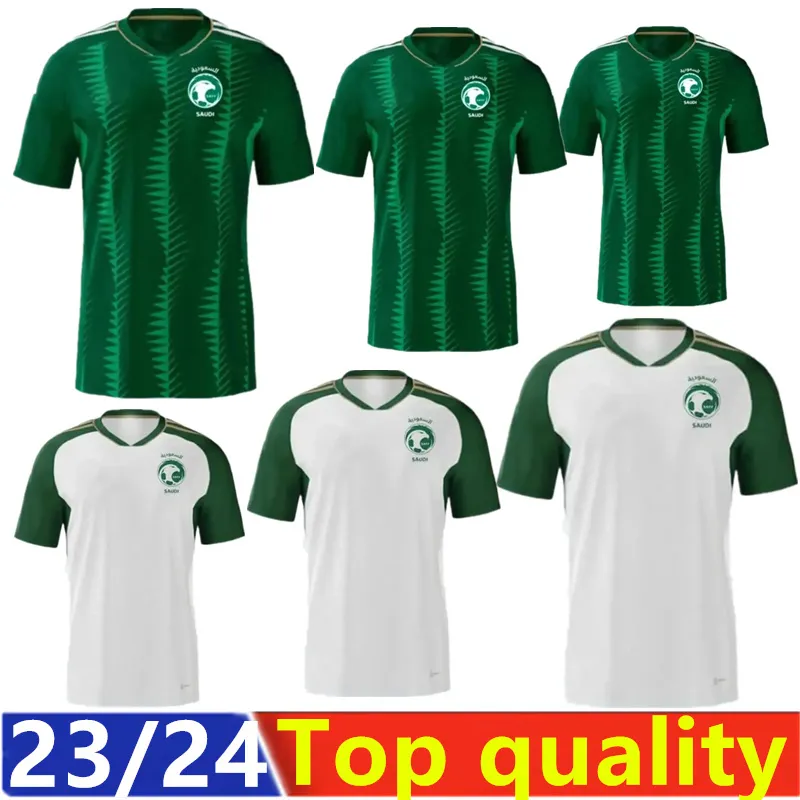 23/24 Saudi FAHAD SALMAN Mens Soccer Jerseys 2023 2024 Arabia National Team Al-Najei YASSER Home Away Football Shirt Short Sleeve Uniforms 3204