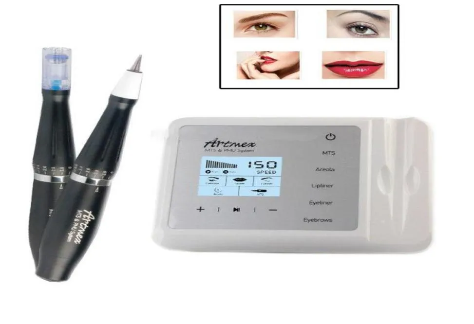 パーマネントメイクMTS PMUシステムArtmex V9 Tattoo Pen Machine Eye Eye Eye Brow Lip Rotary in 20196883517