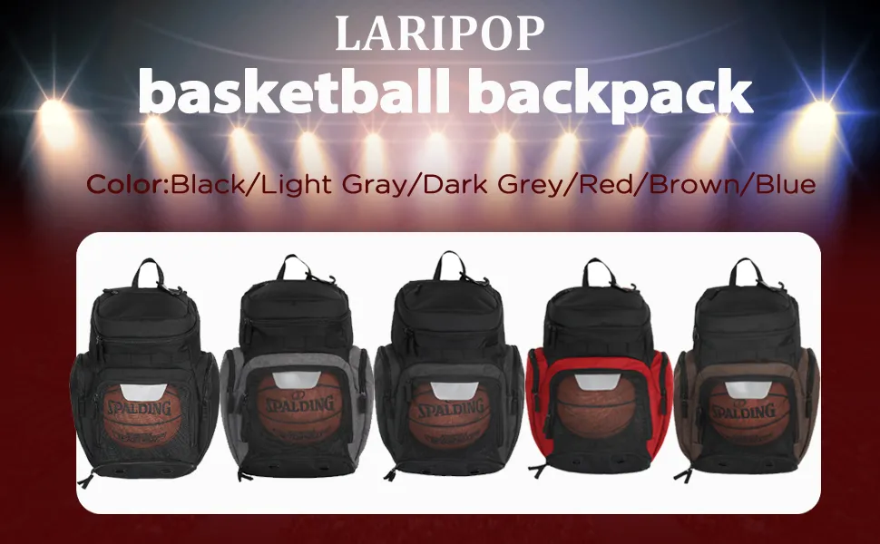 Color Basketball Backpack Large Basketball Backpack For Sports, Gym Bag With... From Coisinistore ...