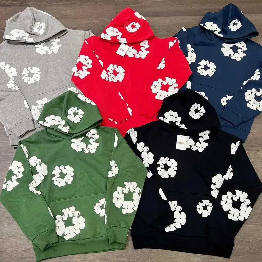 Kadın Hoodies Sweatshirts Amerikan tarzı yeni harajuku gündelik uzun kollu kapok köpük hoodies kadın set 2024 gevşek pamuk pantolon genç çift set y2k kıyafetler 240413