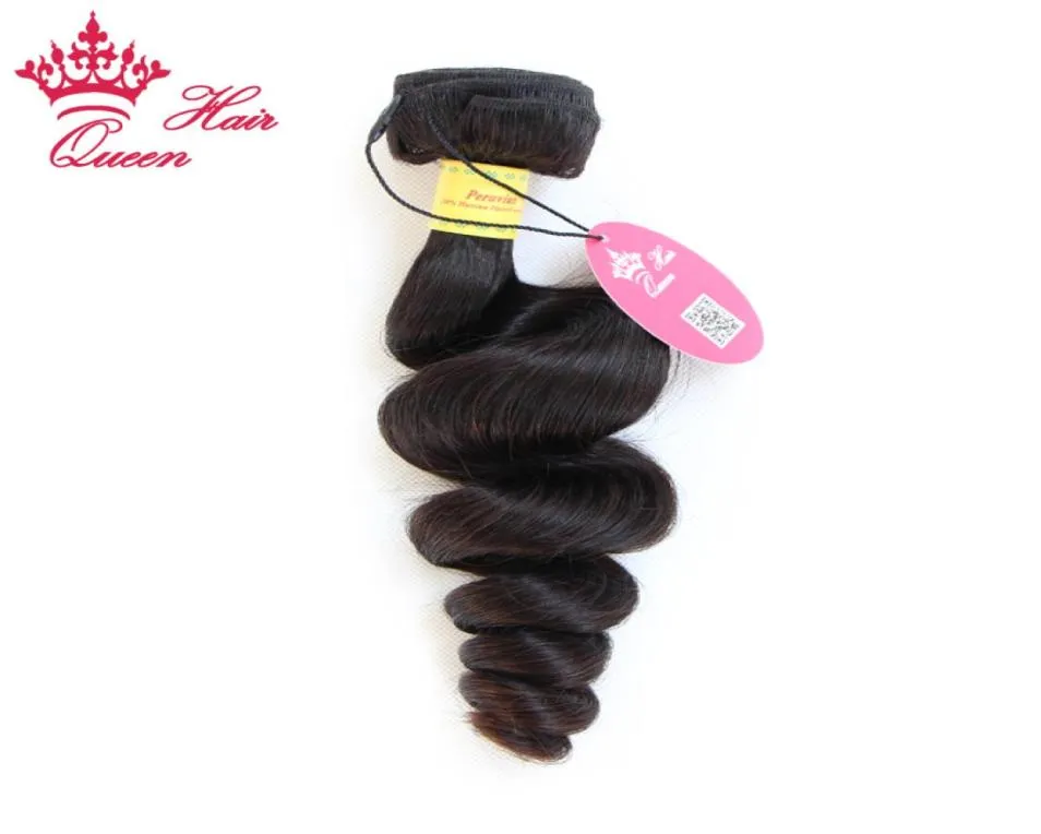 Queen Hair Products Peruvian Virgin Loose Wave Hair Extensions Obearbetat hår 1PC Lot 12 till 28 tillgängligt1414893