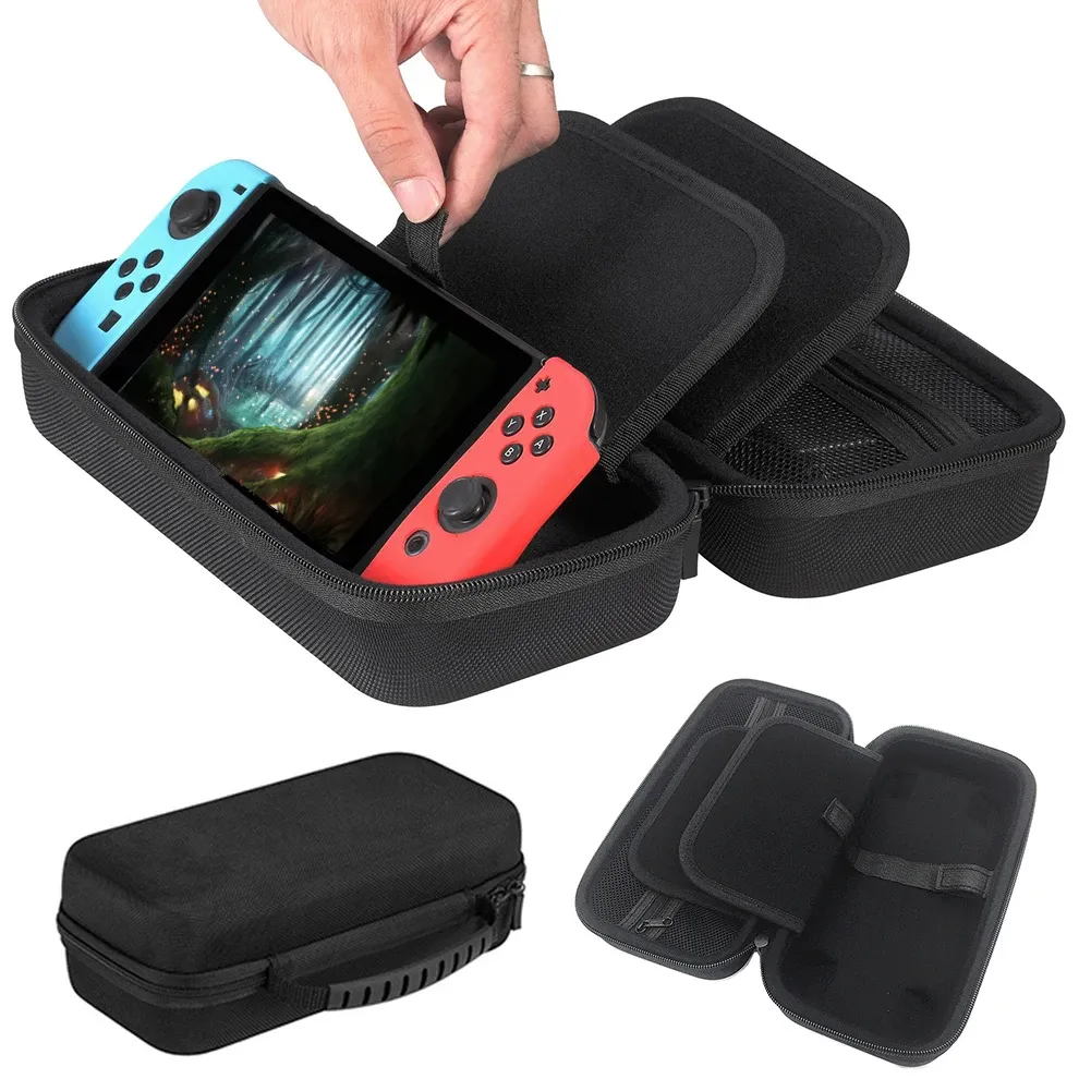 Sacs de protection des sacs pour Nintendo Switch Oled Case de transport Sac de stockage de grande capacité pour Switch Ns Oled Console Joycon Accessoires