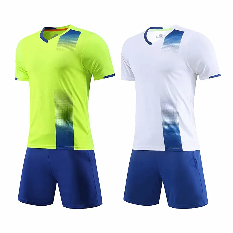 Set Män barn Sport Running Suits Soccer Basketball Jersey Training Tracks Snabbt Dry Fitness Sportwear Gym Clothing Set