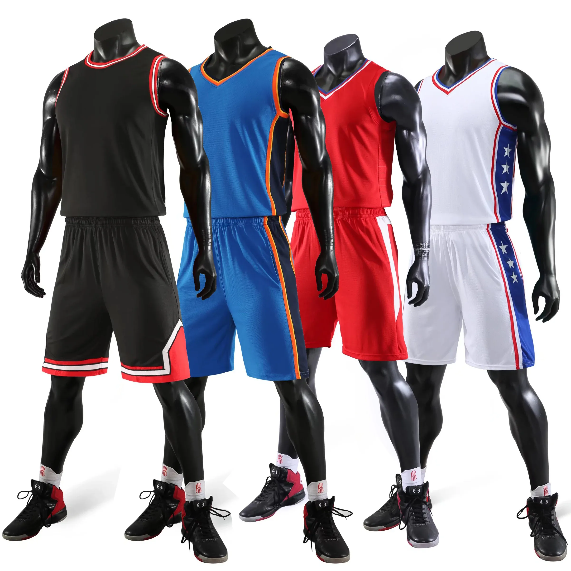 Shorts Custom Men College Basketball Maglie a basket Shorts, uniforme da basket giovanile, bambino a buon mercato Kit di ritorno a basket vestiti rossi