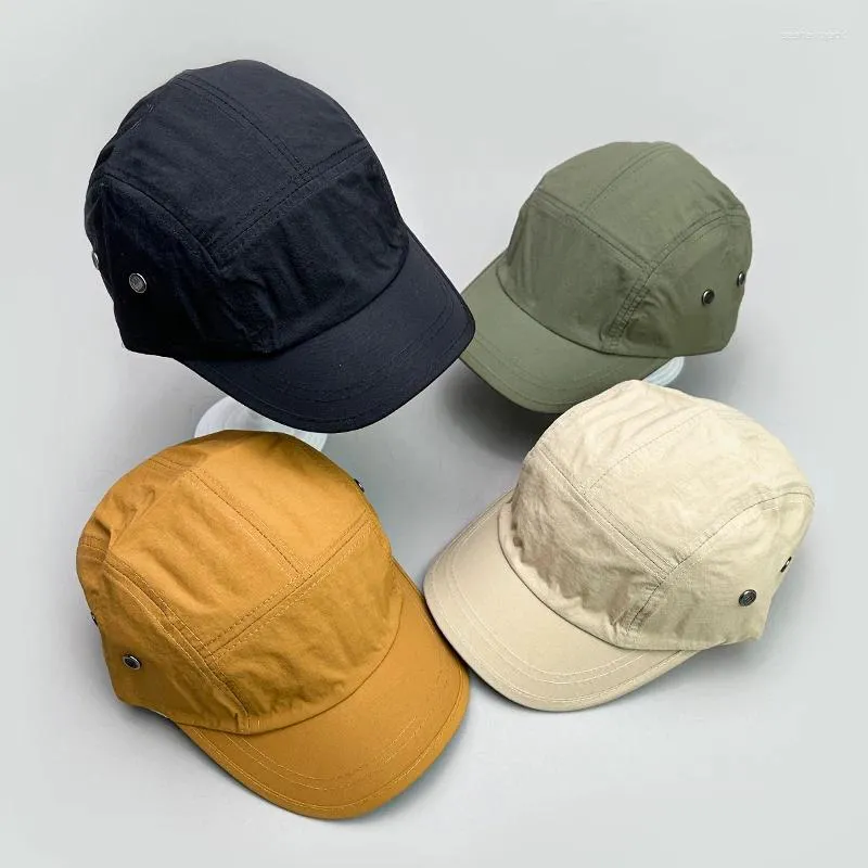 Ball Caps Simple Quick Drying Retro Snapback Men Women Sunshade Outdoor Camping Baseball Hats Breathable Versatile Fashion Korean