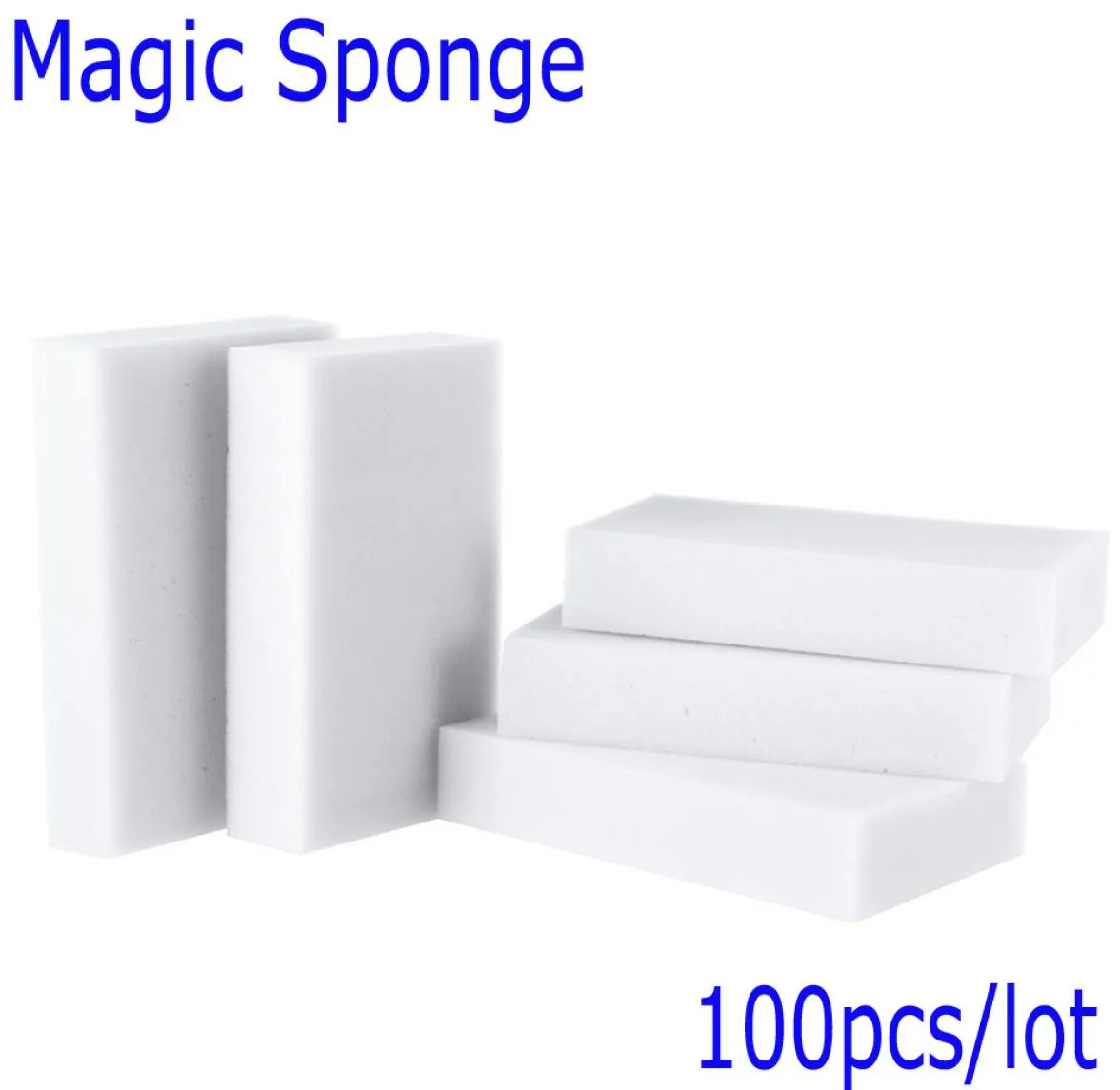 Esponja Magica Para Limpeza Magic Sponge Cleaner Gum Melamine Sponge voor het reinigen van kookgereedschap Magic Eraser 100pcSlot4060237