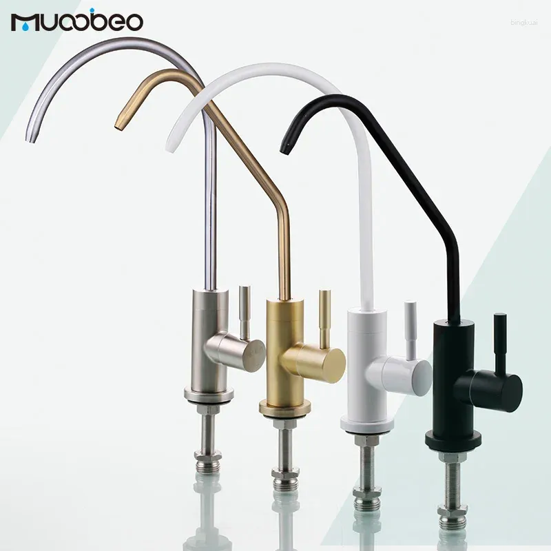 Kitchen Faucets Osmosis Filter Tap Stainless Steel Direct Drinking Water Faucet Brushed Single Handle