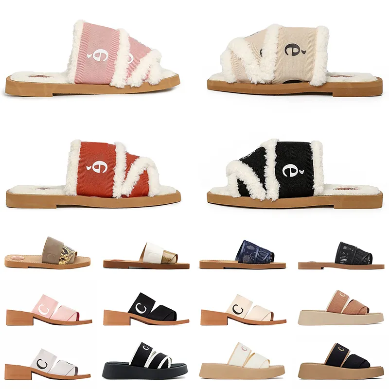 Mila Platform Woodys Flat Mule Sandales Famous Designer Femmes Cede Espadrille Linn Slides Blanc Blanc Black Rose Plorders Low High Heels Sandale Sliders Chaussures Du 11 45 DHgate