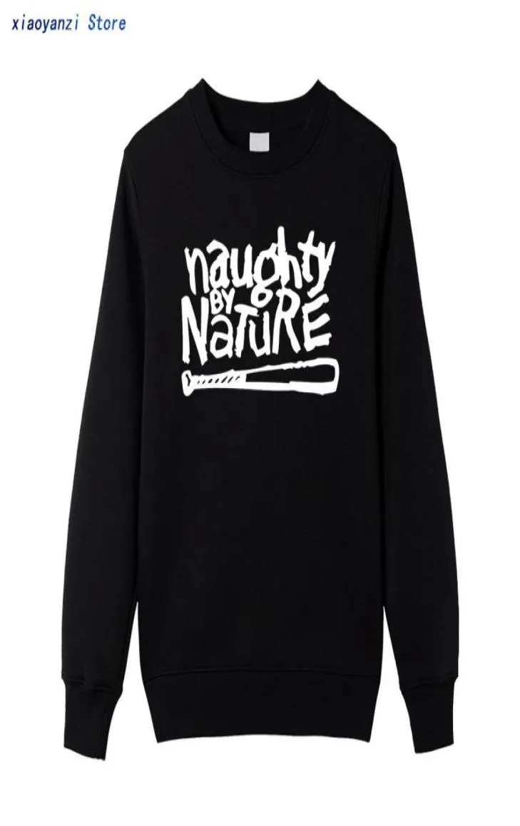 Men039s Swautshirts Swaughty by Nature Hip Hop Rap Skateboardinger Music Band 90s Boy Girl Black Cotton Men7082238