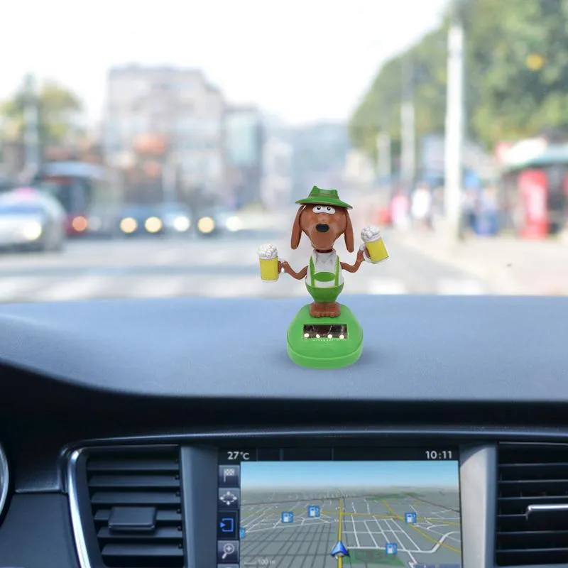 Solar Powered Dancing Puppy Singing Dog Toy Animated Swinging Bobble Head Decoration For Cars And Dashboards From Homepro16 7.34 DHgate.Com