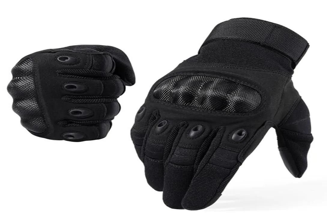 Nya helt taktiska handskar Army Paintball Airsoft Shooting Police Hard Knuckle Combat Full Finger Driving Gloves Men CJ1912253664850