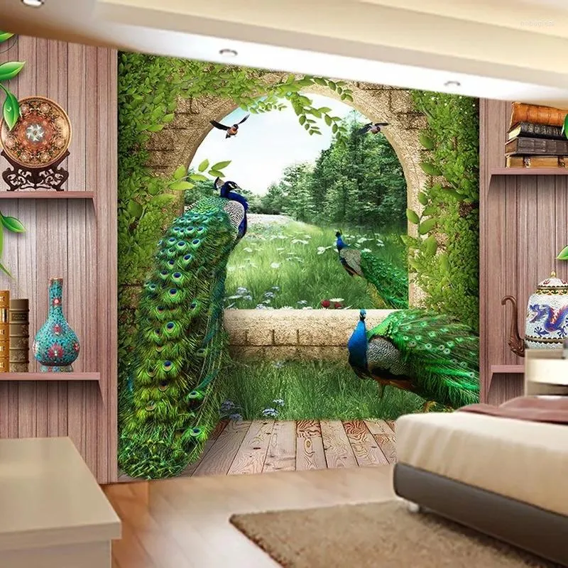 Audio 3D Digital Stampa sfondo di stoffa di stoffa casa semplice Provazioni decorazioni semplici Abbasso per soggiorno Camera da letto