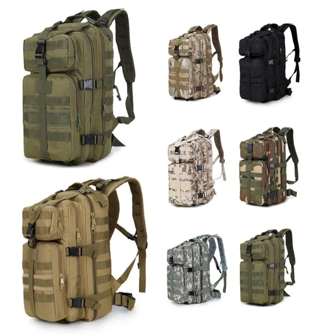 Wholesale Outdoor 3P Tactical Rackpacks Waterproof Nylon Oxford Camouflage 35L Rucks Ssacks Camping Toming Bag Trekking Bag SHO4918536