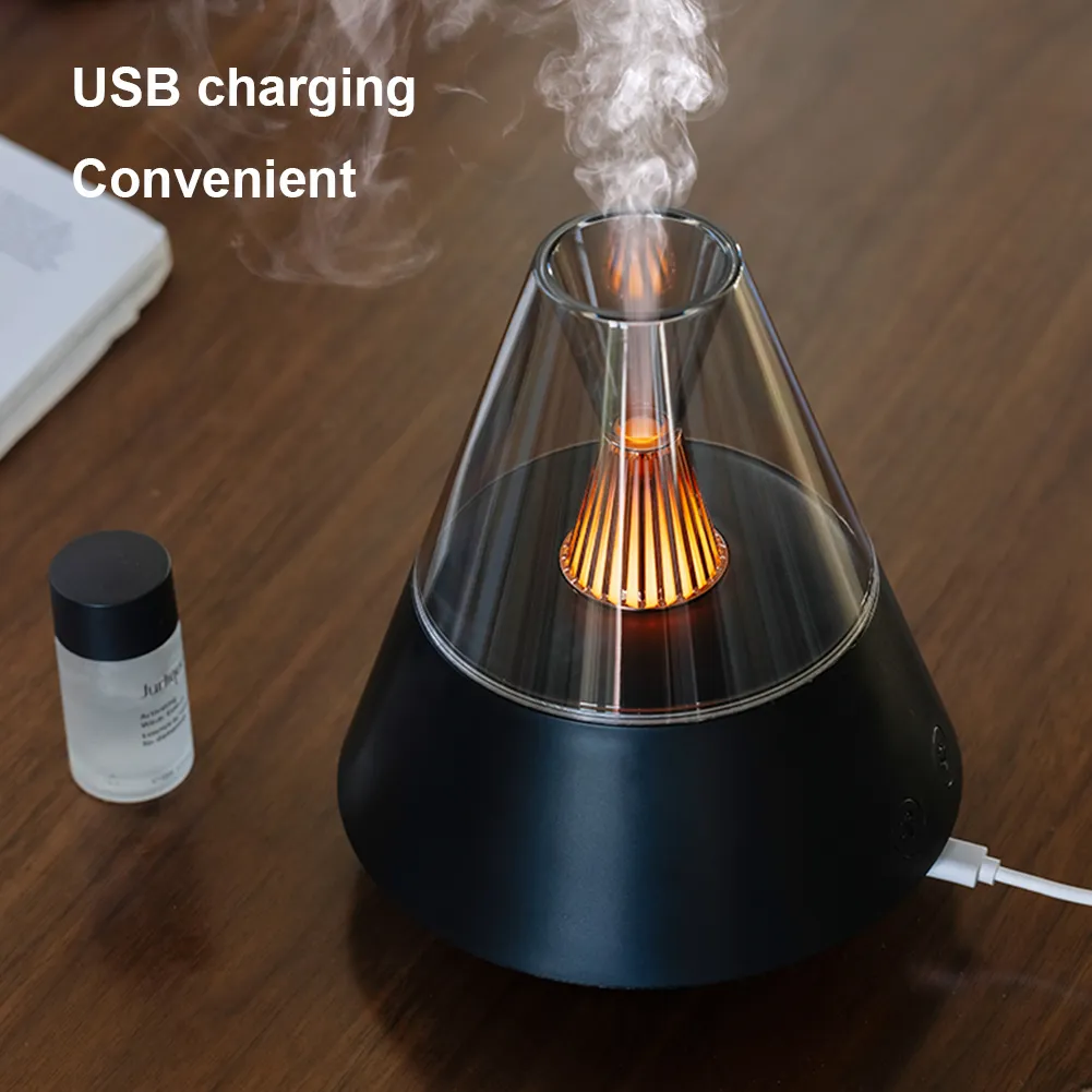 150ML Mini Aroma Essential Oil Diffuser with Night Light, Ultrasonic ...