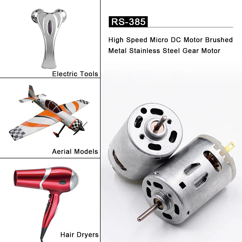 RS 385 DC 12V Motor 9800RPM High Torque For Copier,... From Ddmymay ...