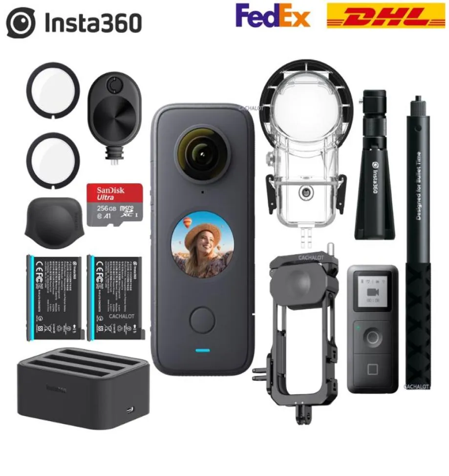 Insta360 One X2 360 Action Camera 57K Video 10m wasserdichtes Insta 360 Ein x2 Taschenpanorama Sportkamera 5494334