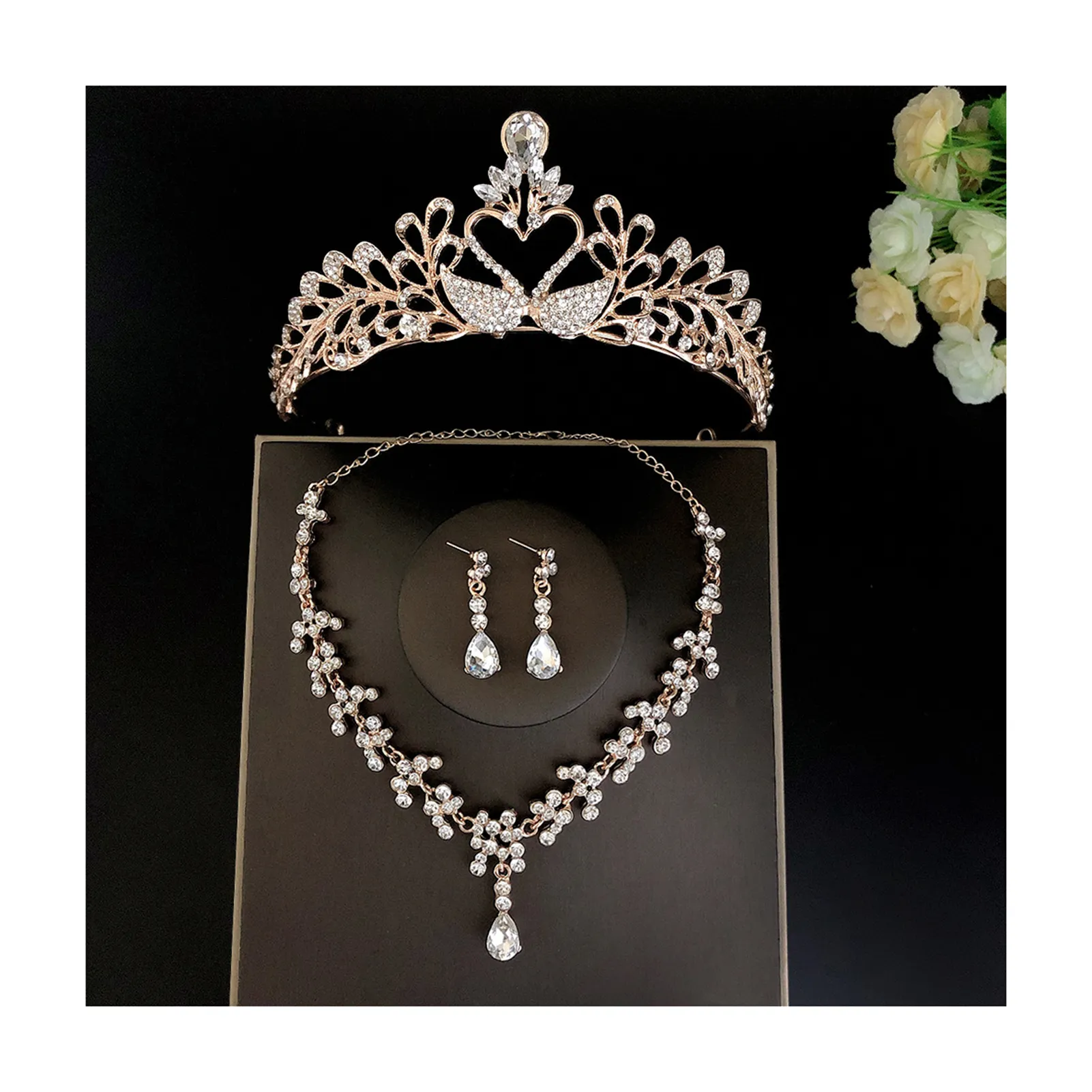 Handmade Crystal Crown & Earrings maxresdefault.jpg main image 3