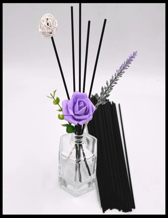 Reed Diffuser Sticks 3MM20CM Rattan Home Fragrance Hard Sticks Bck Fiber Refill Aromatic Sticks 1000pieceslot7455016