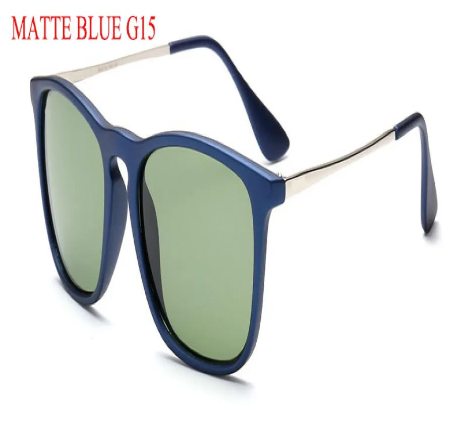 Lunettes de soleil de nouvelles modes de qualité pour hommes Erika Eyewear Designer Brand Sun Glasses Matt Gradient Lenses avec boîtes de boîte4703732