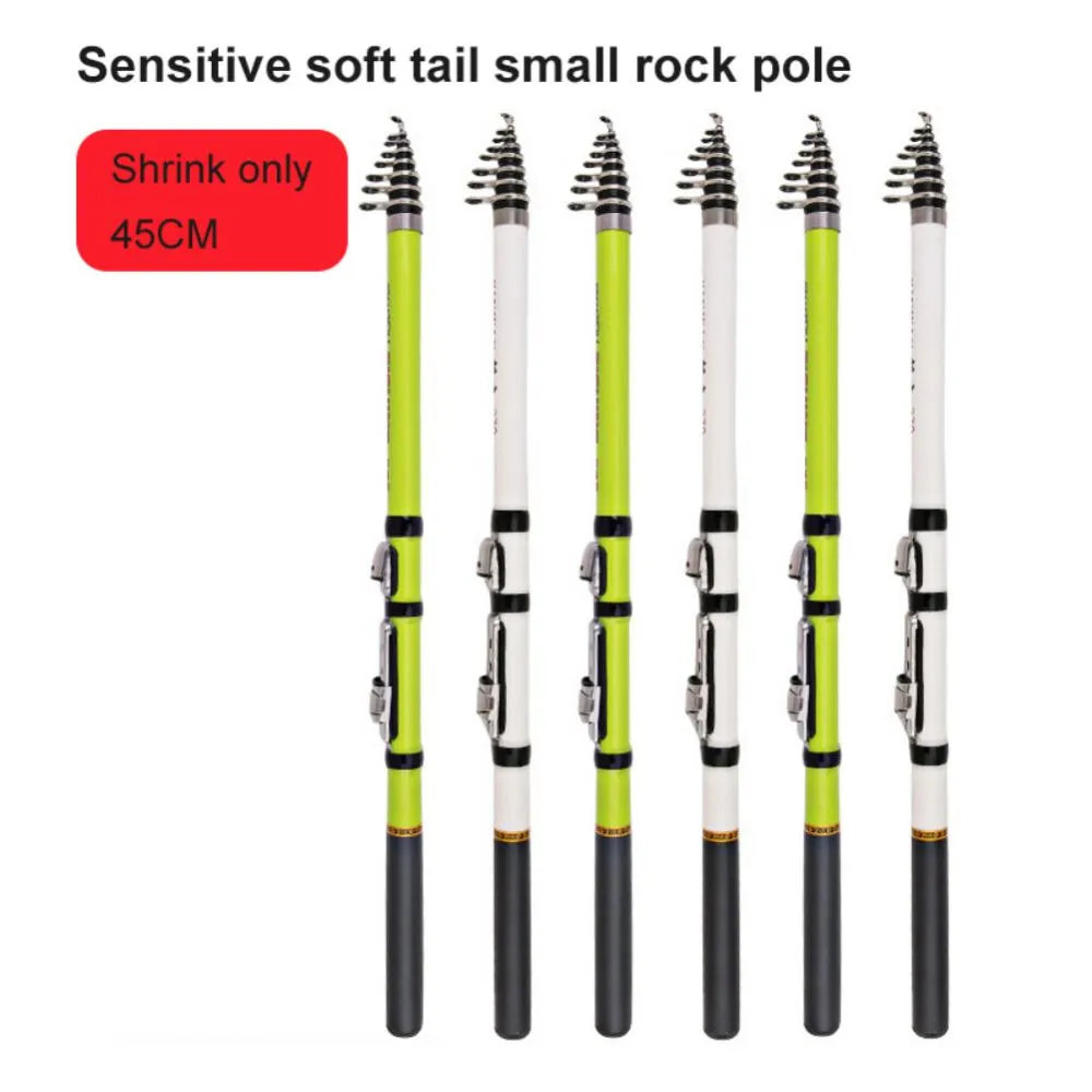 Multi-Section Travel Fishing Rod - Carbon Ceramic Guide For Sea & Freshwater Fishing