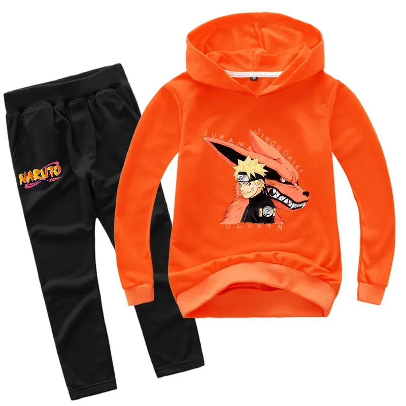 DHgate.com:Naruto Anime Cotton Hoodies and Sweatpants Suit for Kids,  2-Piece Set:Sports \u0026 Outdoors