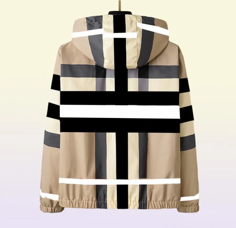 Men039S jacka märken Plaid mönster mode casual hoodie jacka windbreaker stilar är olika3xl 2xl1037359