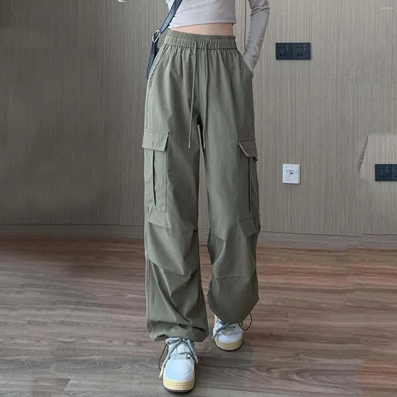 Women's Pants Casual Sweatpants Relaxed Fit Loose Clothes High Waist Drawstring Plus Size Baggy Cargo For Women