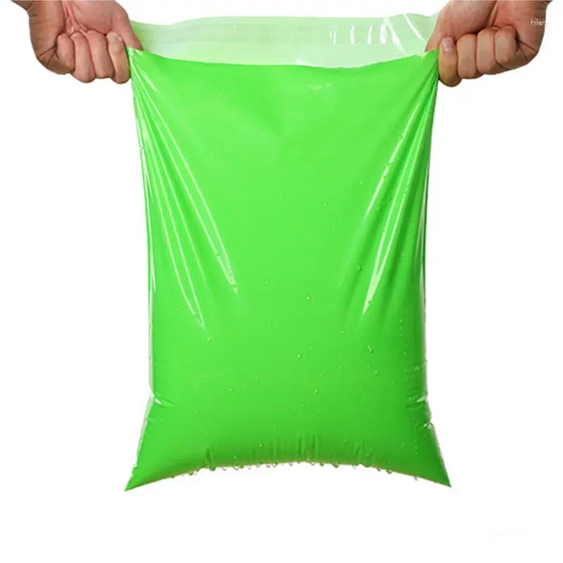 Opbergtassen Rekmeer Eco-vriendelijke envelop Courier Pouch Plastic Green Express waterdichte zelf-seal kleding Mailer Postal aangepast Logo