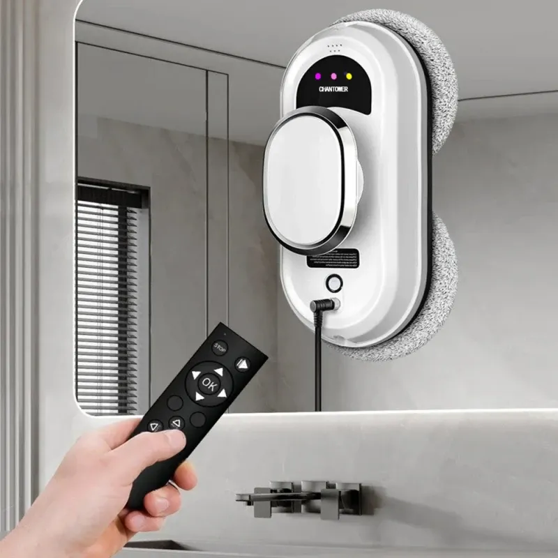 Smart Window Cleaning Robot Vacuum Cleaner: Electric Glass Cleaner with ...
