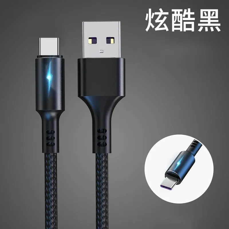 NOUVEAU 2024 5A USB TYPE C TÉLÉPHONE MOBILE TÉLÉPHONE MOBILE FACT FACT TYPE-C DATA WIRE CORD POUR SAMSUNG S22 S21 XIAOMI MI 12 PRO 11 REDMI 2M 3M POUR POUR