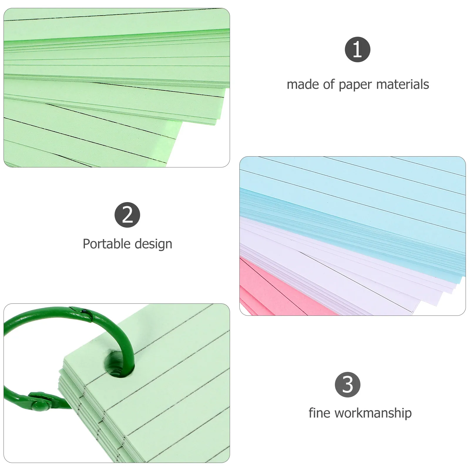 Index Cards with Ring Binder for Notes and Memory Flashcards from Dhgate  Other Office & School Supplies - price 11.26