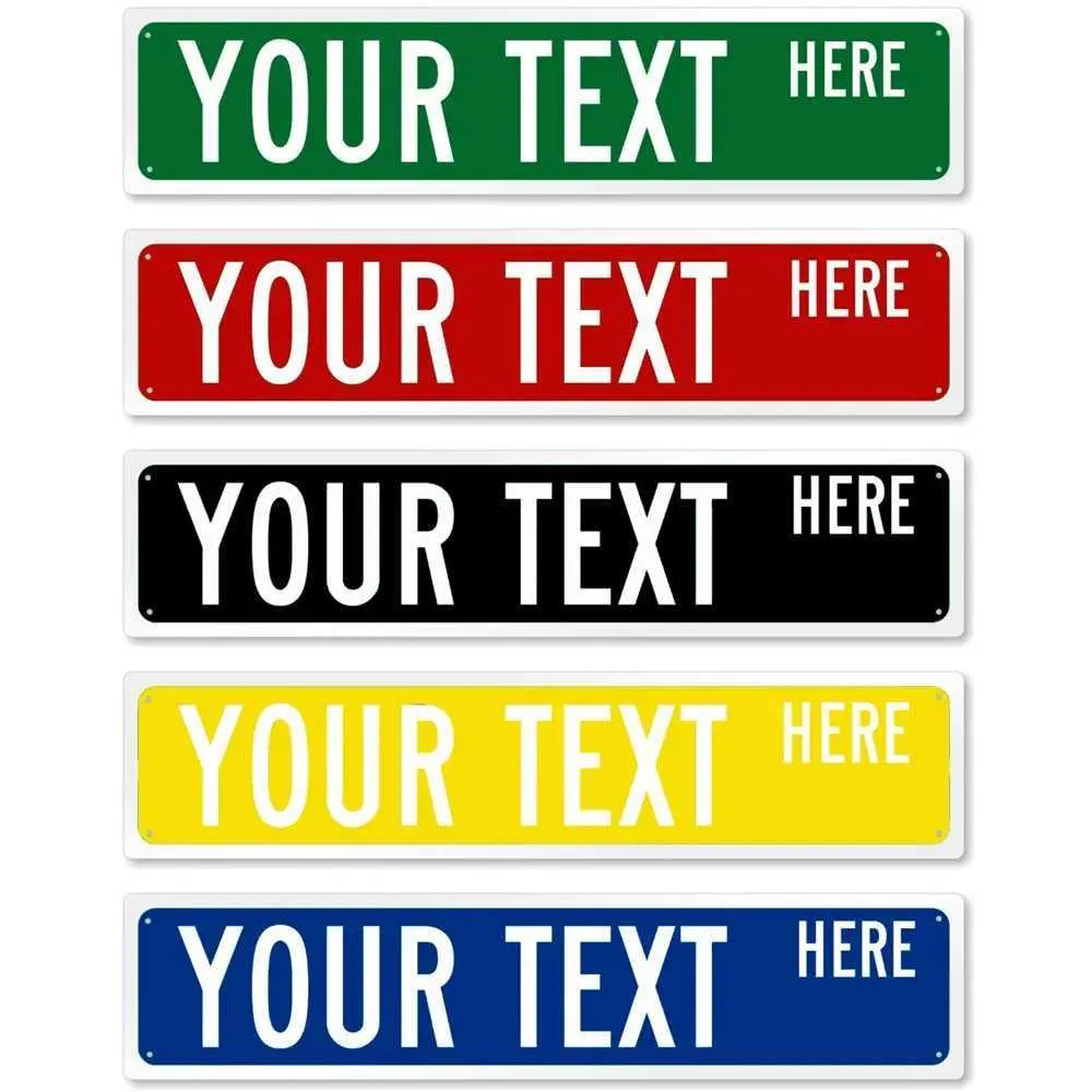 Custom Street Sign: Personalized Metal Signs - Ideal for Home, Office ...