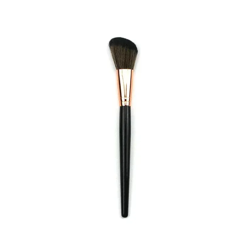 1st. Oblich Head Blush Makeup Brush Face Cheek Contour Cosmetic Powder Foundation Blush Brush Angled Makeup Brush Tools