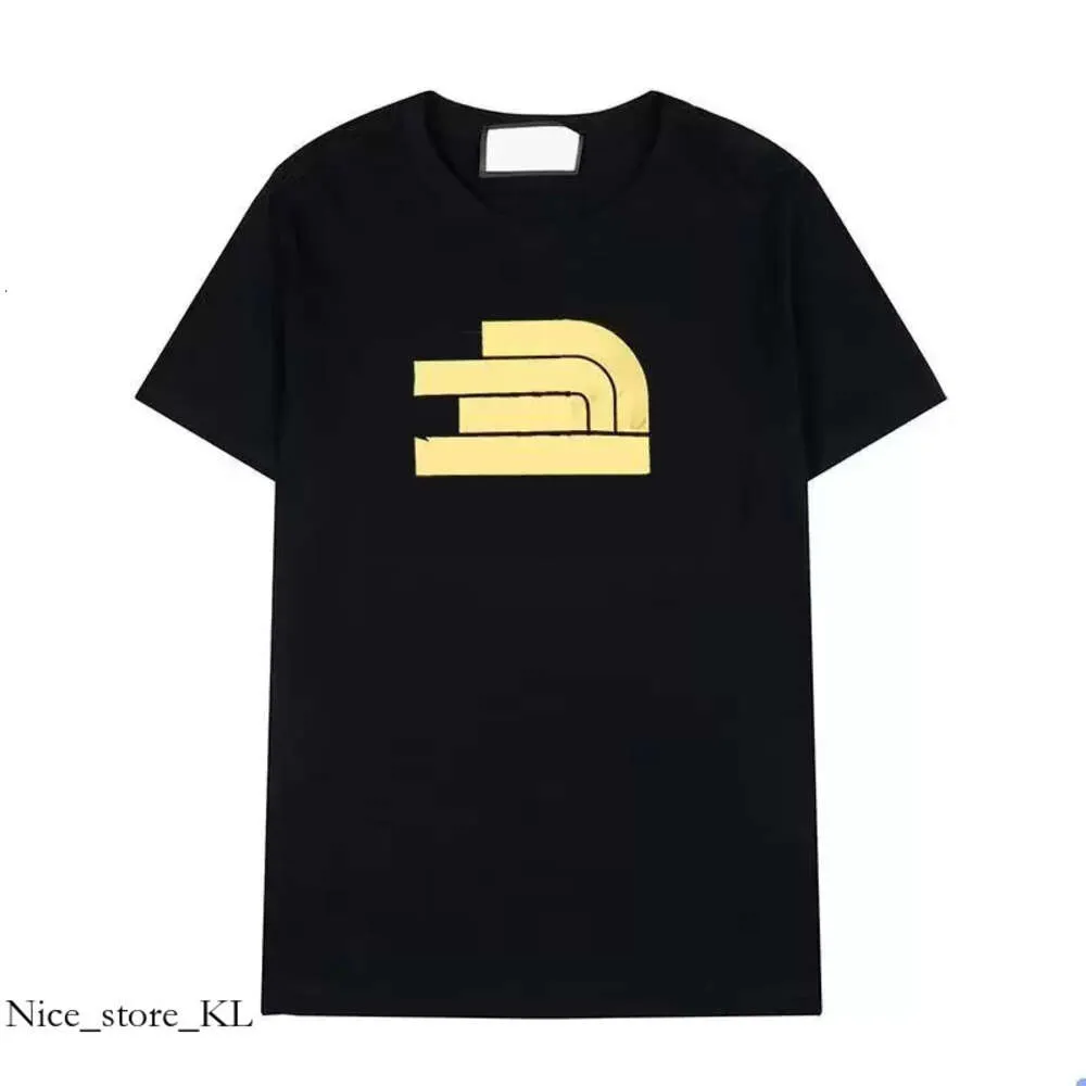 ノートフェイスシャツの男性XLファッションデザイナーTシャツラグジュアリークラシックプリントクルーネック半袖TシャツメンズアンドレディースノースシャツCUCCIシャツ905