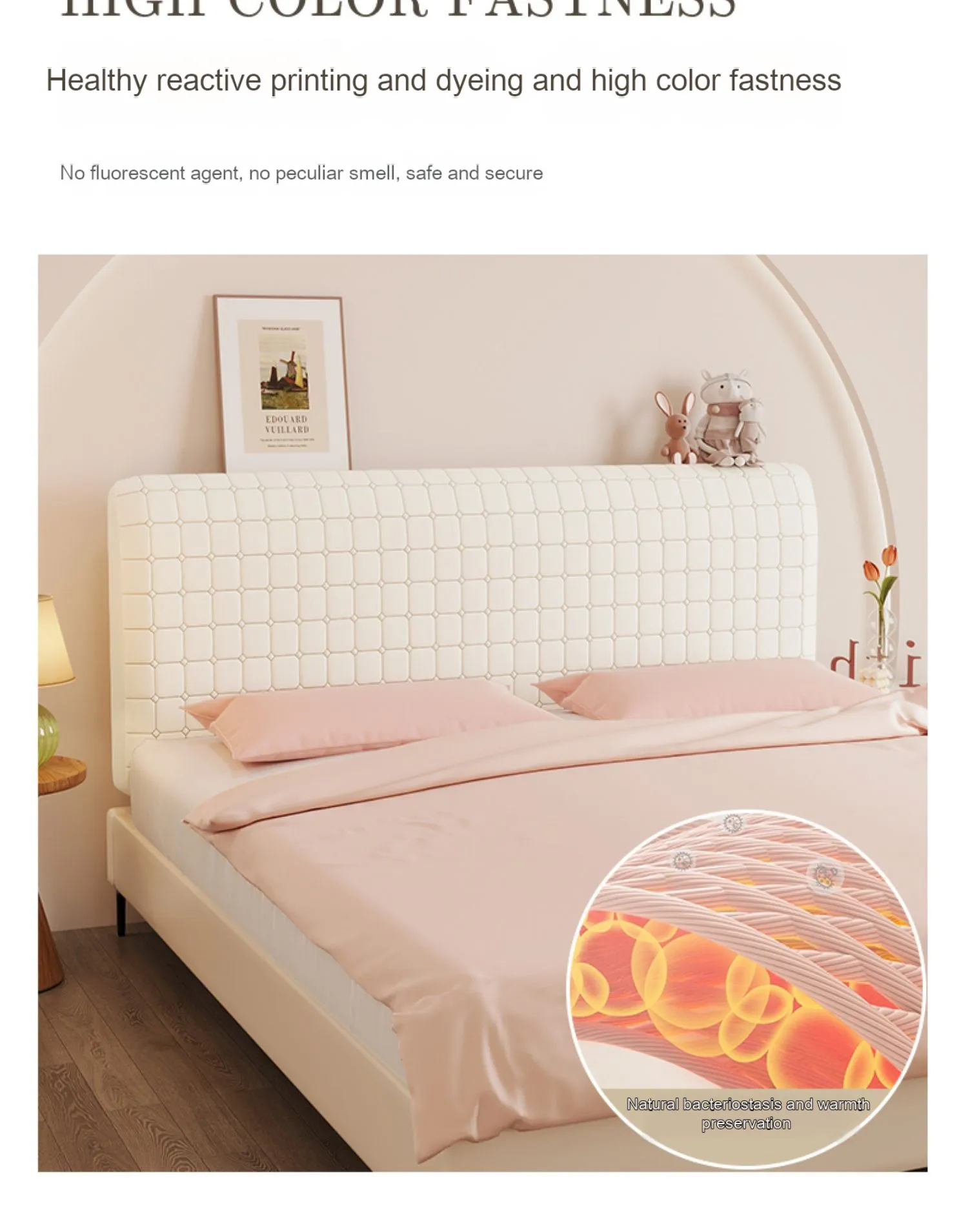 Thicken Quilted Bed Head Cover All Inclusive Plush Headboard Cover Girl  Bedroom Solid Color Bed Back Protector Covers De 19,31 € | DHgate, image size:1500x1909
